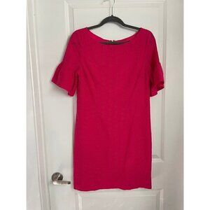 Karl Lagerfeld Pink Lace Eyelet Dress